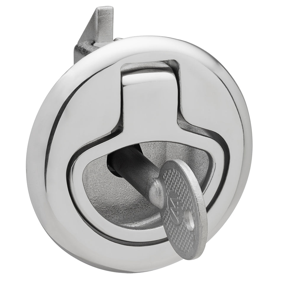 Whitecap Slam Latch Stainless Steel Locking Ring Pull 6136C — Quality Boat Parts
