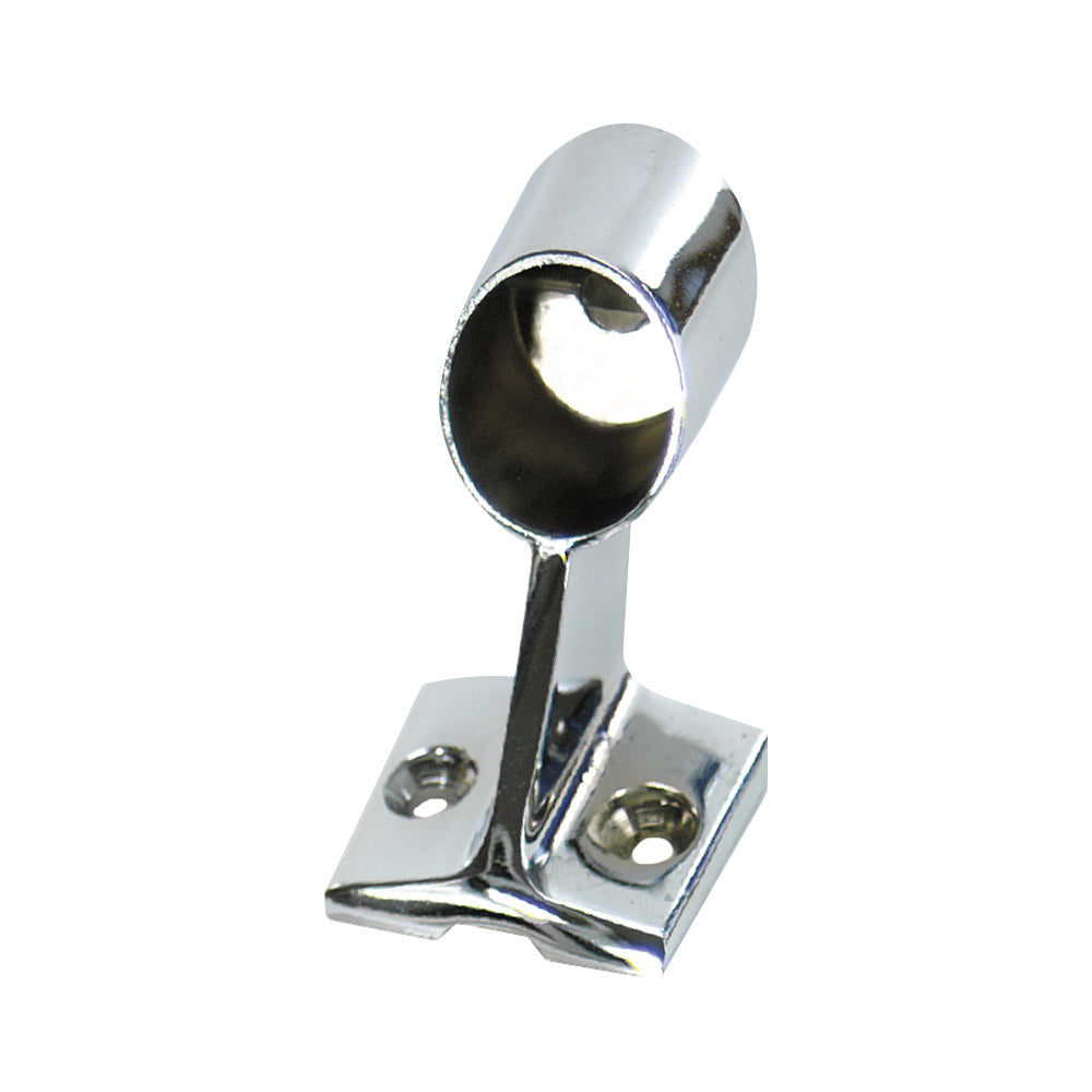 Whitecap Forward Handrail Stanchion - 316 Stainless Steel - 1" Tube O.D. 6180C — Quality Boat Parts