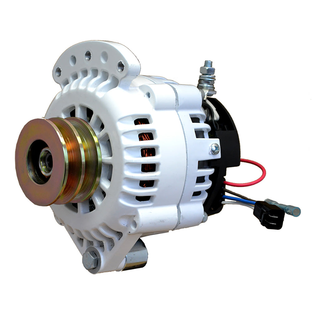 Balmar Alternator 100 AMP 12V 1-2" Single Foot Spindle Mount Dual Vee Pulley w/Isolated Ground 621-100-DV — Quality Boat Parts