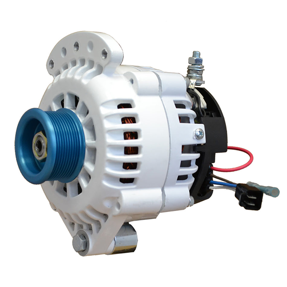 Balmar Alternator 100 AMP 12V 1-2" Single Foot Spindle Mount J10 Pulley w/Isolated Ground 621-100-J10 — Quality Boat Parts