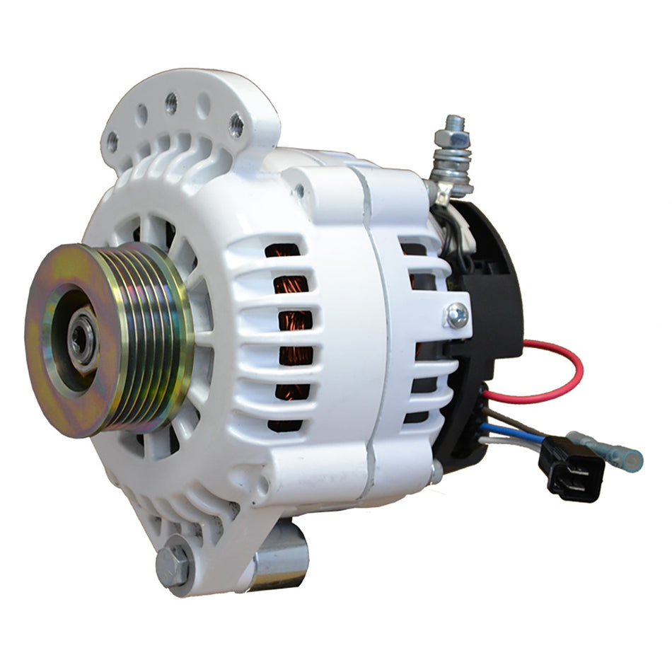 Balmar Alternator 100 AMP 12V 1-2" Single Foot Spindle Mount K6 Pulley w/Isolated Ground 621-100-K6 — Quality Boat Parts