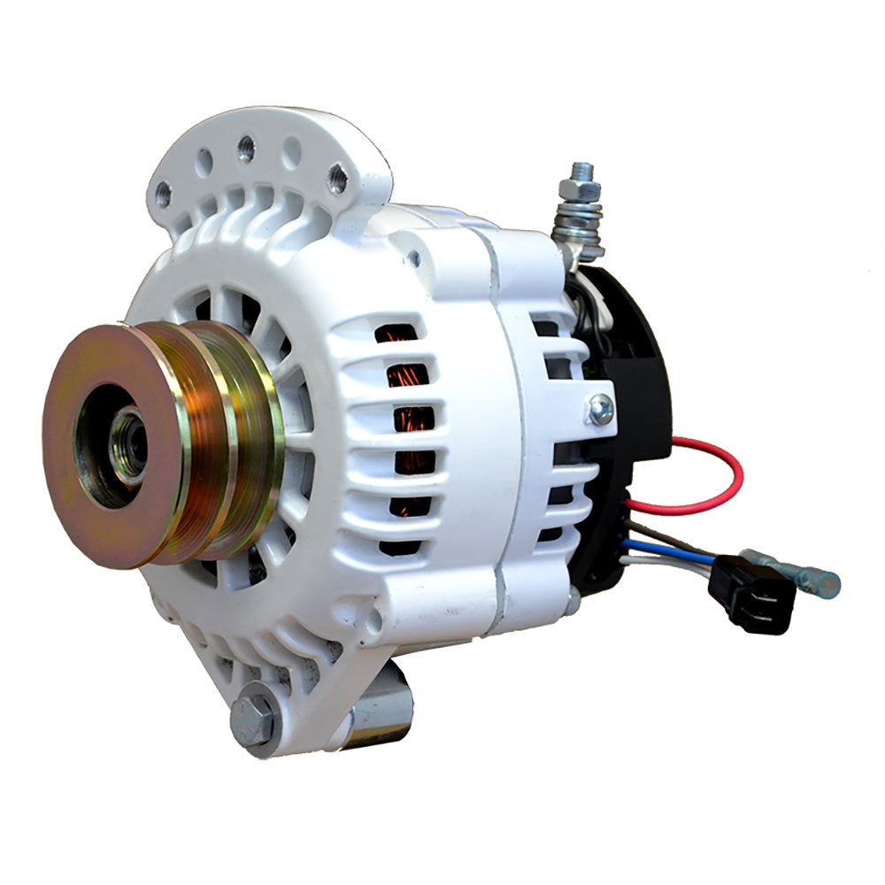Balmar Alternator 120 AMP 12V 1-2" Single Foot Spindle Mount Dual Vee Pulley w/Isolated Ground 621-120-DV — Quality Boat Parts