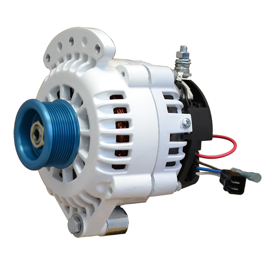 Balmar Alternator 120 AMP 12V 1-2" Single Foot Spindle Mount J10 Pulley w/Isolated Ground 621-120-J10 — Quality Boat Parts