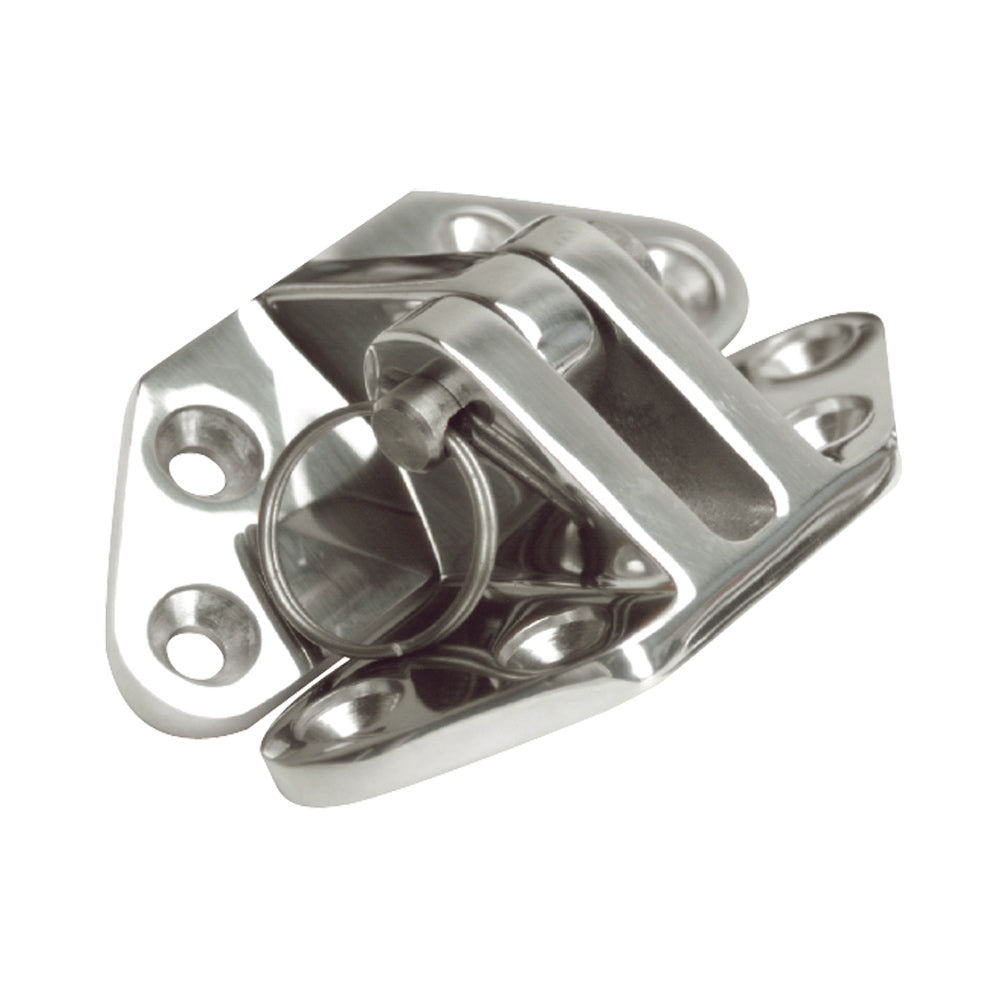 Whitecap Angled Base Hatch Hinge - 316 Stainless Steel - 3" x 2-1/2" 6211C — Quality Boat Parts
