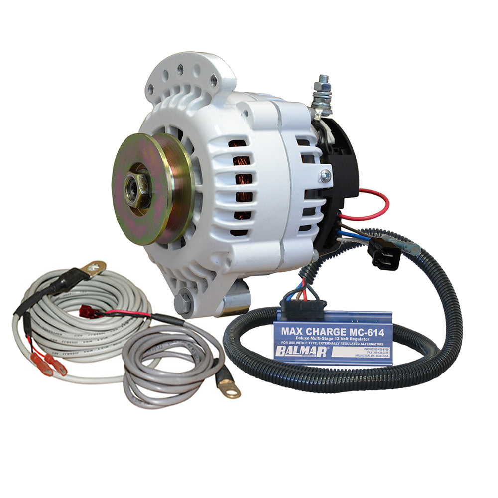 Balmar Kit 621 Series 100A Single FT Alt MC Reg T Sensor 621-VUP-MC-100-SV — Quality Boat Parts