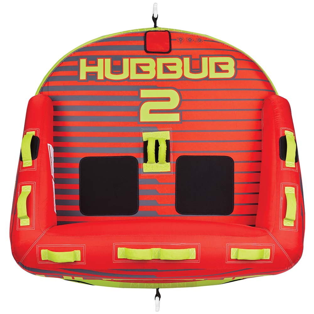 Full Throttle Hubbub 2 Towable Tube - 2 Rider - Red 303400-100-002-21 — Quality Boat Parts