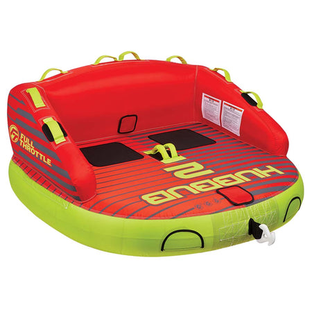 Full Throttle Hubbub 2 Towable Tube - 2 Rider - Red 303400-100-002-21 — Quality Boat Parts