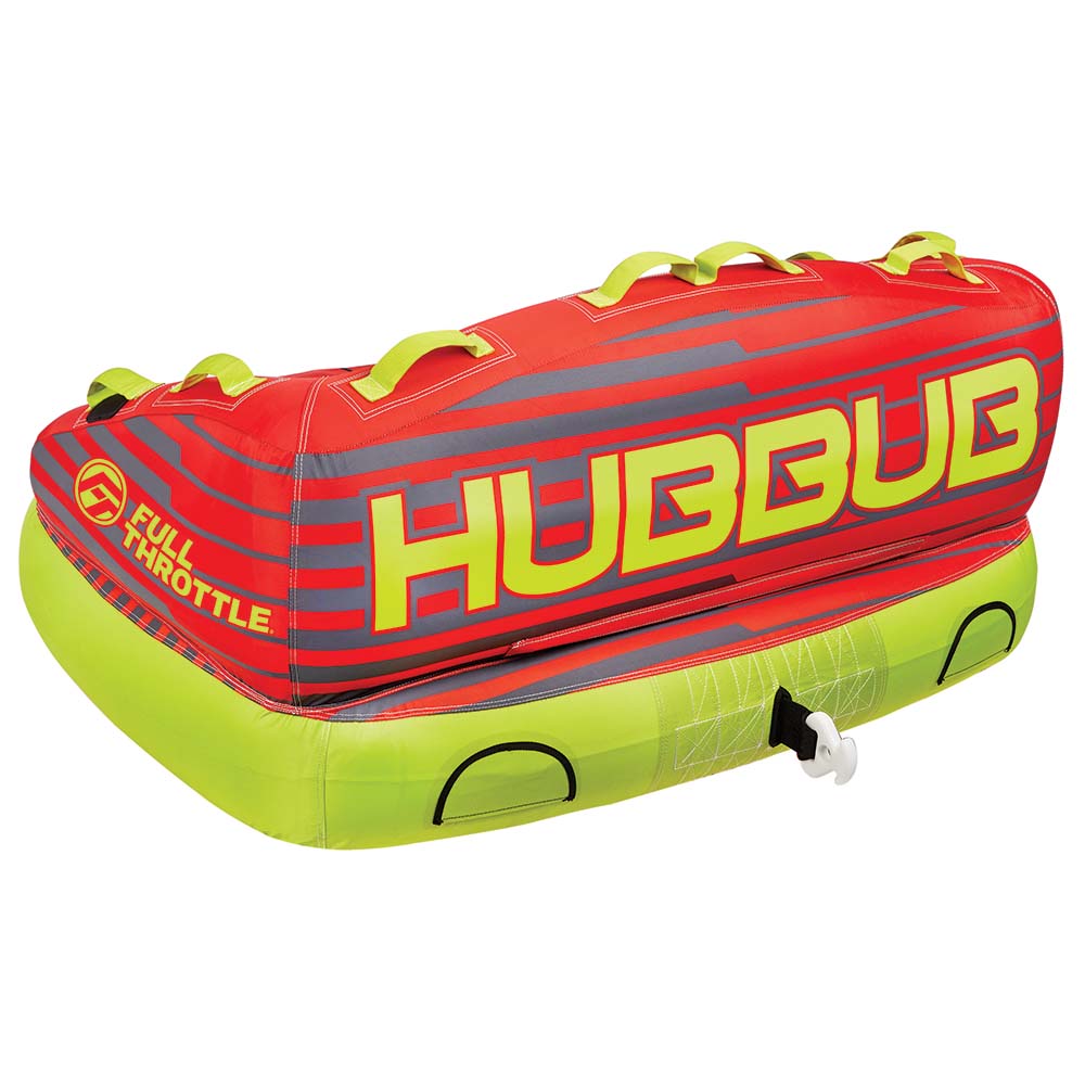 Full Throttle Hubbub 2 Towable Tube - 2 Rider - Red 303400-100-002-21 — Quality Boat Parts