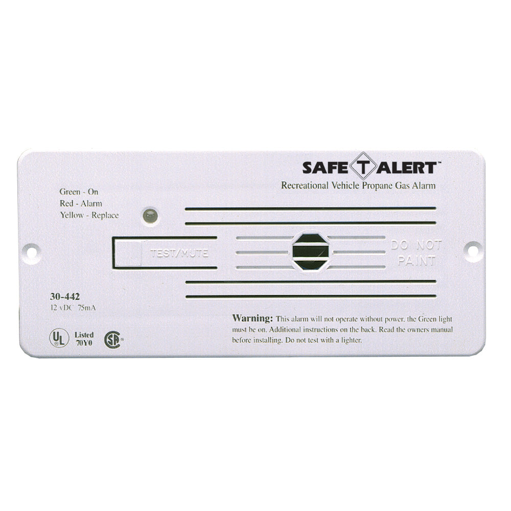 Safe-T-Alert 30 Series 12V RV Propane Alarm - White 30-442-P-WT — Quality Boat Parts
