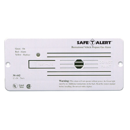Safe-T-Alert 30 Series 12V RV Propane Alarm - White 30-442-P-WT — Quality Boat Parts