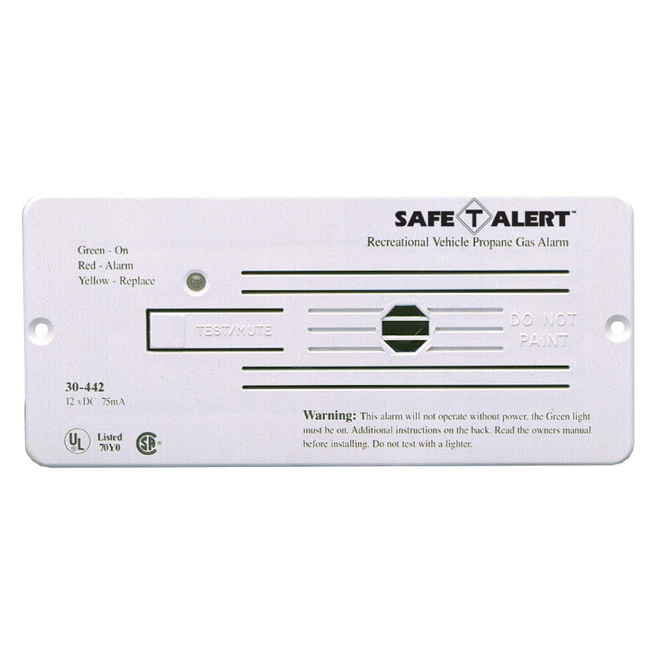 Safe-T-Alert 30 Series 12V RV Propane Alarm - White 30-442-P-WT — Quality Boat Parts