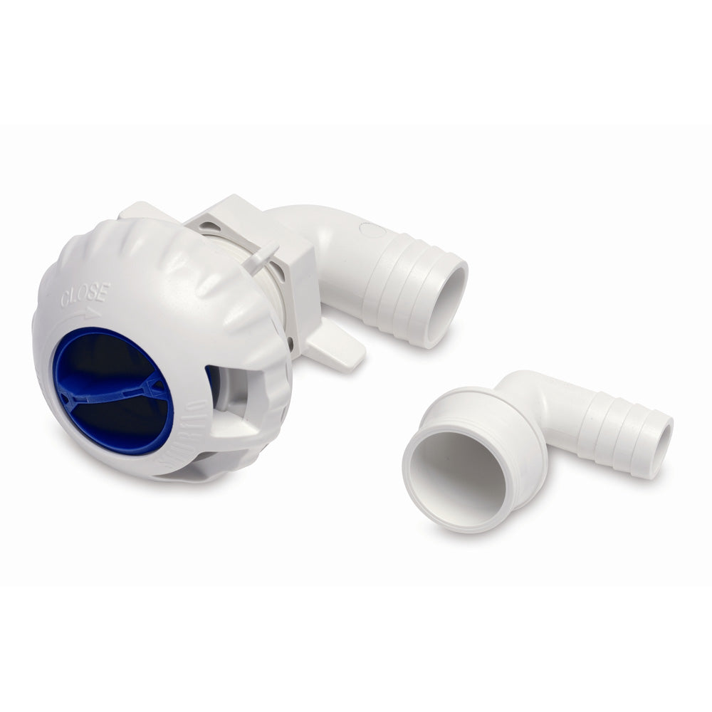 Shurflo by Pentair Livewell Fill Valve w/3/4" & 1-1/8" Fittings 330-021 — Quality Boat Parts