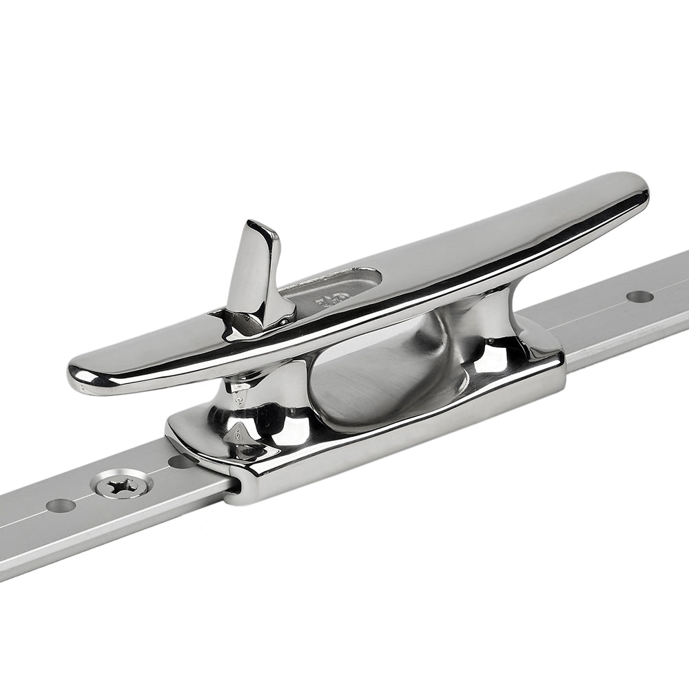 Schaefer Mid-Rail Chock/Cleat Stainless Steel - 1" 70-74 — Quality Boat Parts