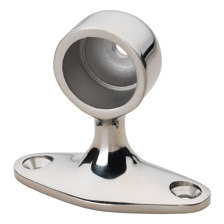Whitecap 90° Handrail Stanchion - End - 316 Stainless Steel - 7/8" Tube O.D. 6280C — Quality Boat Parts