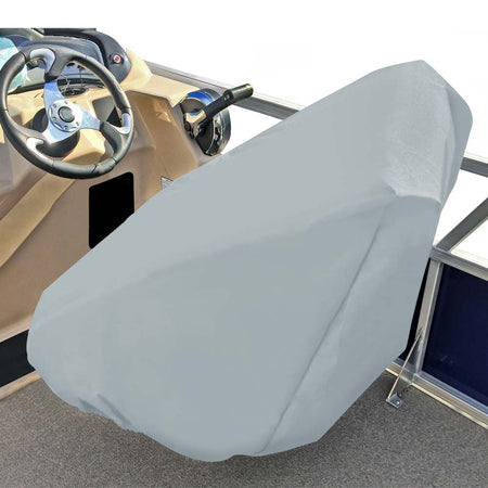 Carver Poly-Flex II Captain's Chair Cover - Fits up to 32' H x 26' W x 25' D - Grey 61061F-10 — Quality Boat Parts