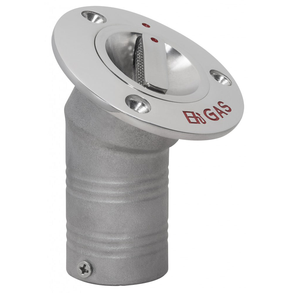 Whitecap EPA Pull-UP Deck Fill - 30° - Angled - 1-1/2" - Gas 6123AEPA — Quality Boat Parts