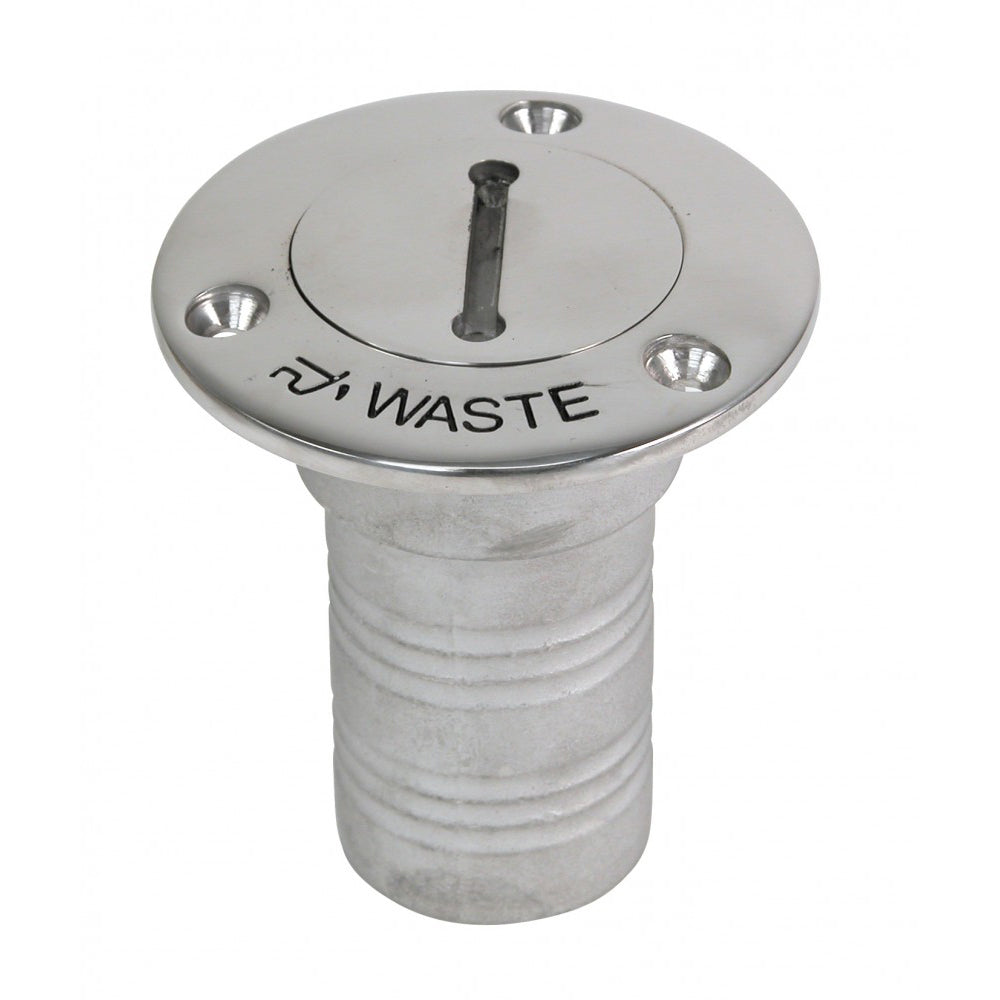 Whitecap Tapered Hose Deck Fill - 1-1/2" - Waste 6126SC — Quality Boat Parts
