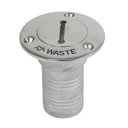 Whitecap Tapered Hose Deck Fill - 1-1/2" - Waste 6126SC — Quality Boat Parts