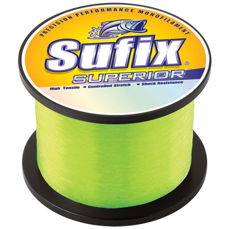 Sufix Superior Hi-Vis Yellow Monofilament - 60lb - 830 yds 644-160 — Quality Boat Parts