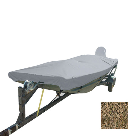 Carver Performance Poly-Guard Styled-to-Fit Boat Cover f/16.5' Open Jon Boats - Shadow Grass 74203C-SG — Quality Boat Parts