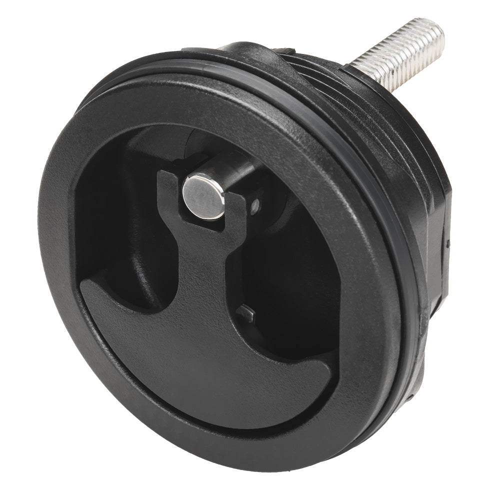 Whitecap Compression Handle - Nylon Black/Black - Non-Locking 3730BC — Quality Boat Parts