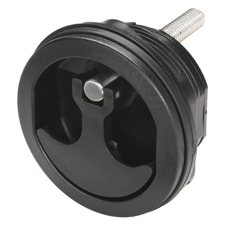 Whitecap Compression Handle - Nylon Black/Black - Non-Locking 3730BC — Quality Boat Parts