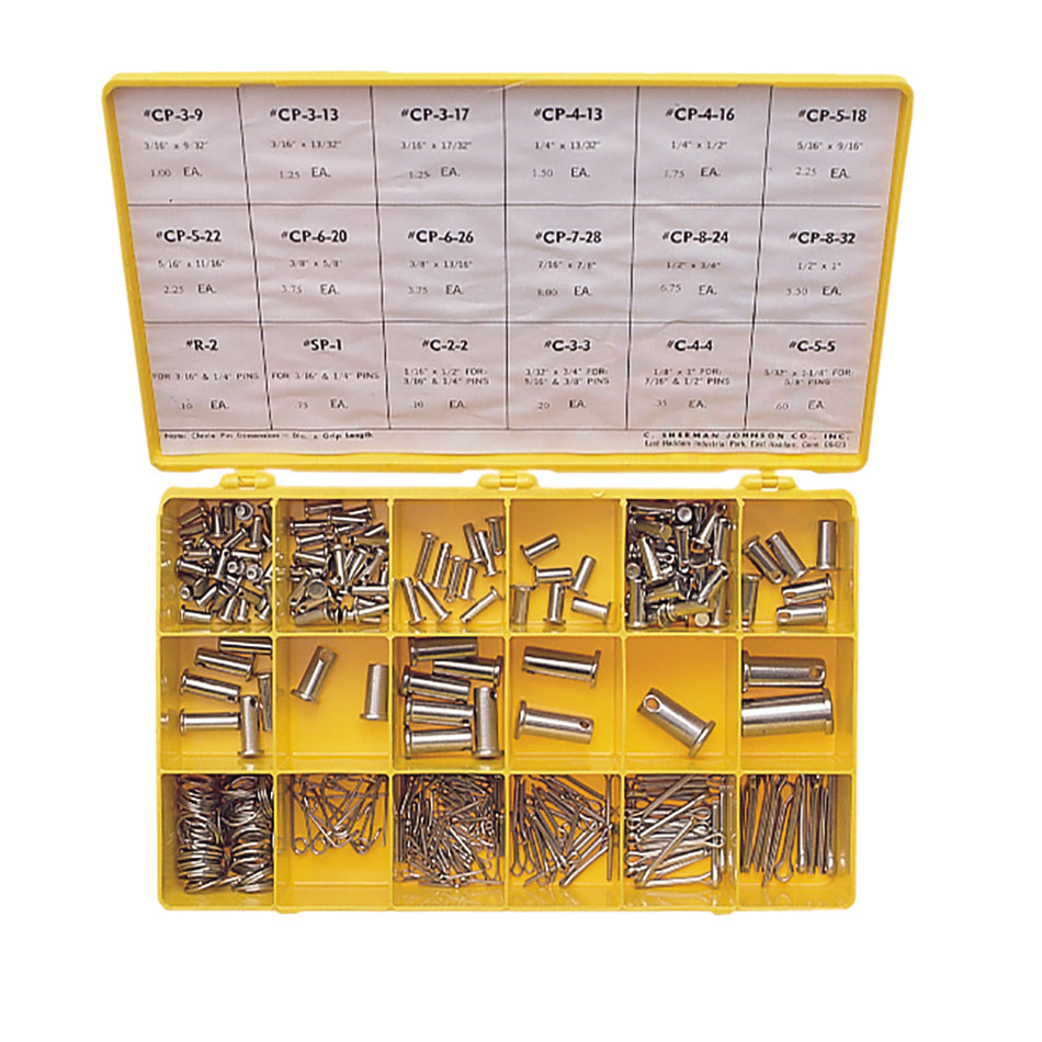 C. Sherman Johnson Cotter, Ring & Clevis Pin Parts Kit 37-503 — Quality Boat Parts