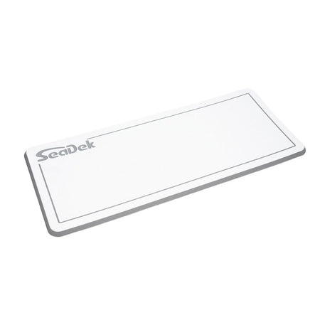 SeaDek Small Helm Pad - White/Storm Grey w/SeaDek Logo 37925-80375 — Quality Boat Parts