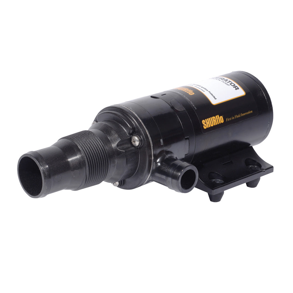 Shurflo by Pentair MACERATOR Pump w/180° Port - 12 VDC, 13 GPM 3200-101 — Quality Boat Parts