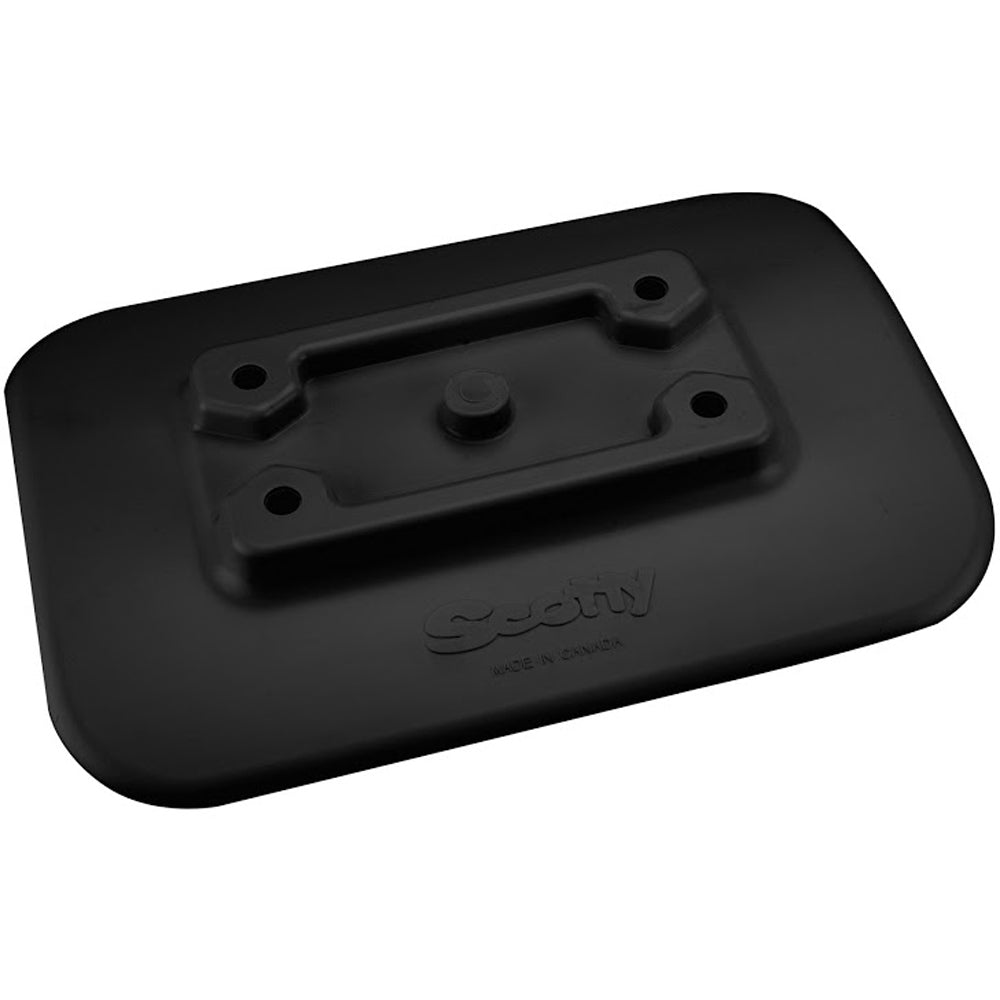 Scotty 341-BK Glue-On Mount Pad f/Inflatable Boats - Black 341-BK — Quality Boat Parts