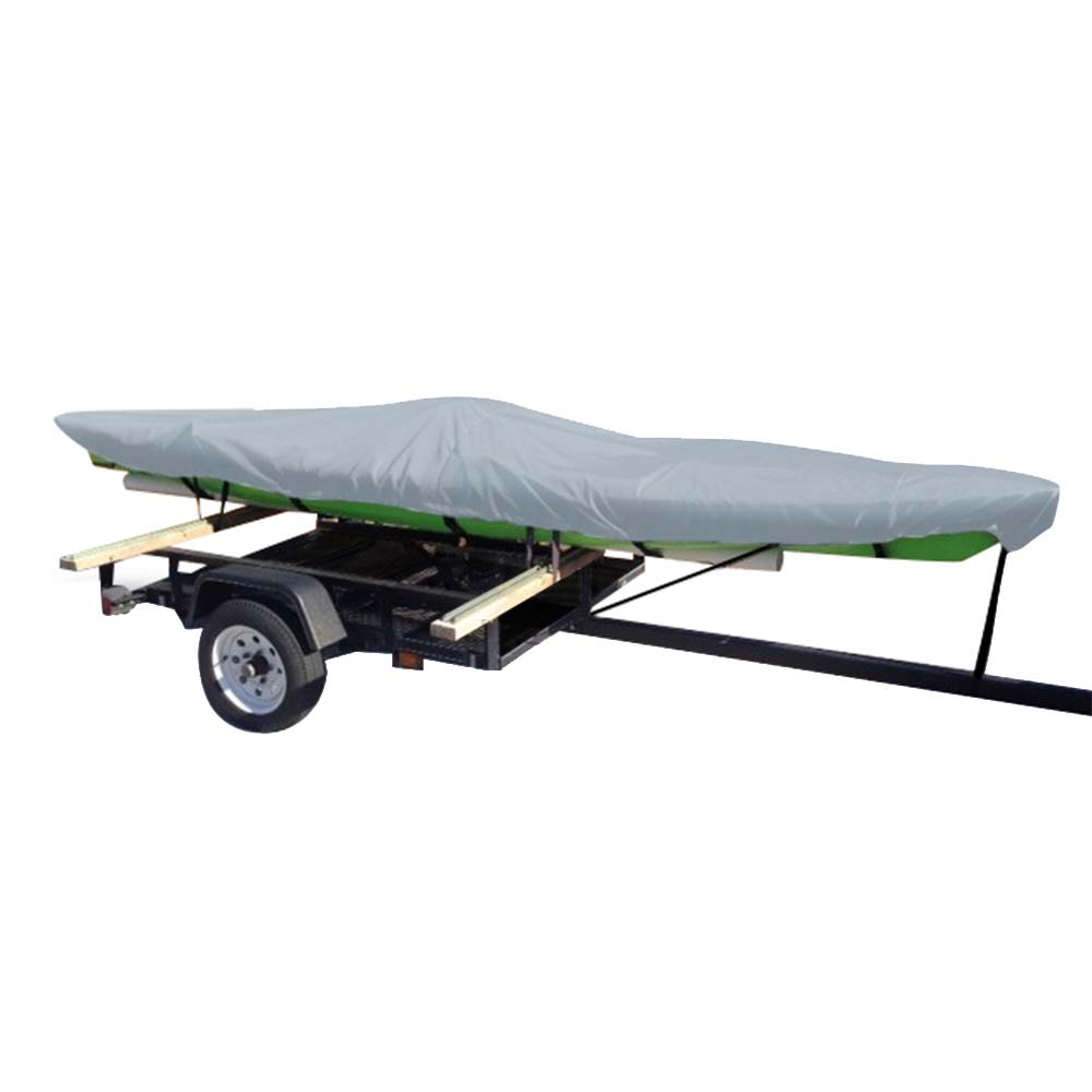 Carver Poly-Flex II Styled-to-Fit Cover f/10.5' Fishing Kayaks Trailerable- Grey 4010F-10 — Quality Boat Parts