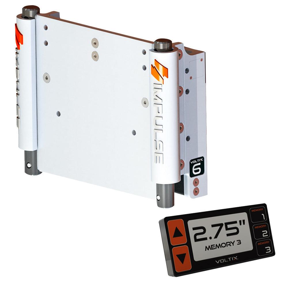 IMPULSE XL 6" Set Back Electric Jack Plate w/Smart Control - White Cerakote 75051-W — Quality Boat Parts