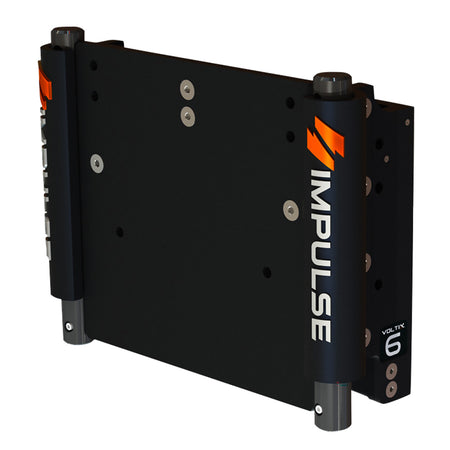 IMPULSE 6" Set Back Electric Jack Plate w/Standard Control - Black Anodize 75052-B — Quality Boat Parts