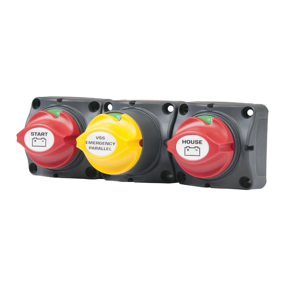 BEP Battery Distribution Cluster f/Single Engine w/Two Battery Banks w/Motorized VSR 80-716-0017-00 — Quality Boat Parts