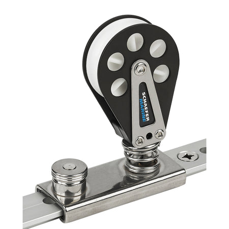 Schaefer Spring Loaded/Lined Slide/Aluminum f/1-1/4" T-Track 704-92 — Quality Boat Parts