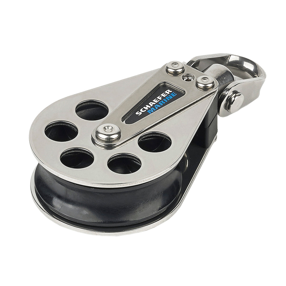 Schaefer Single Stainless Steel Block - 60mm Sheave 705-05 — Quality Boat Parts