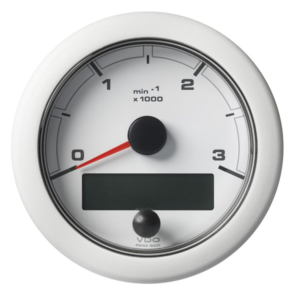 Veratron 3-3/8" (85MM) OceanLink® NMEA 2000® Tachometer - 3000 RPM - White Dial & Bezel A2C1065670001 — Quality Boat Parts