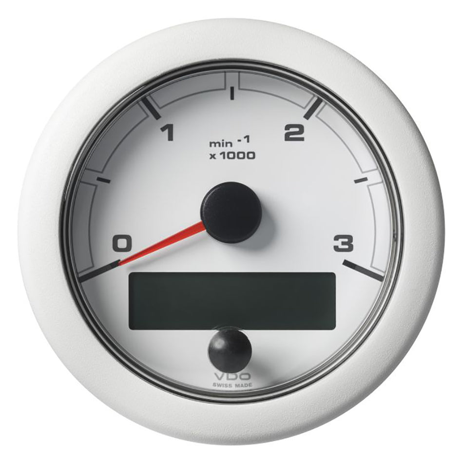Veratron 3-3/8" (85MM) OceanLink® NMEA 2000® Tachometer - 3000 RPM - White Dial & Bezel A2C1065670001 — Quality Boat Parts