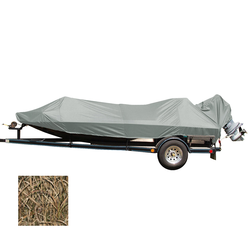 Carver Performance Poly-Guard Styled-to-Fit Boat Cover f/18.5' Jon Style Bass Boats - Shadow Grass 77818C-SG — Quality Boat Parts