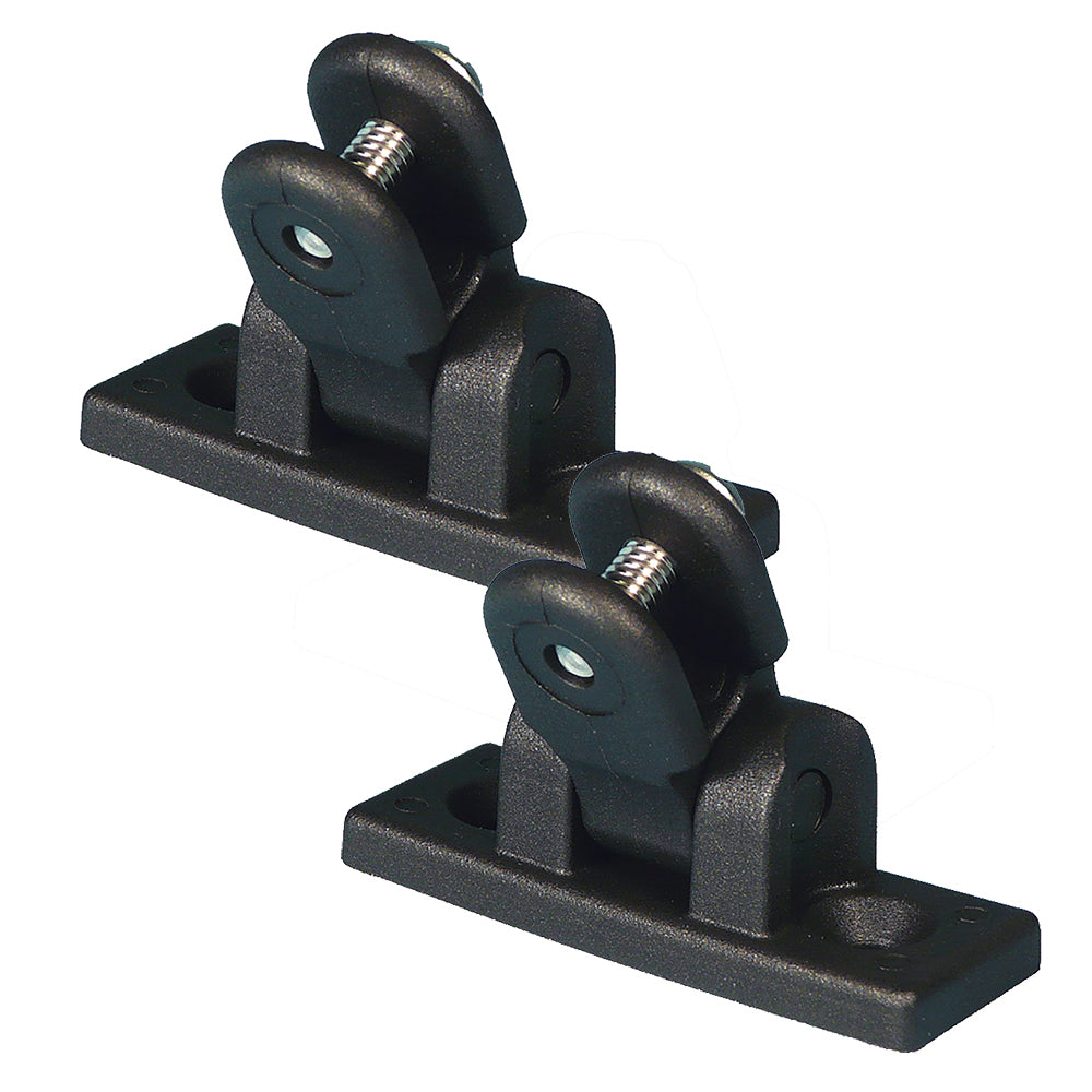 Carver Deck Hinge Nylon Pair - Black 7782B — Quality Boat Parts