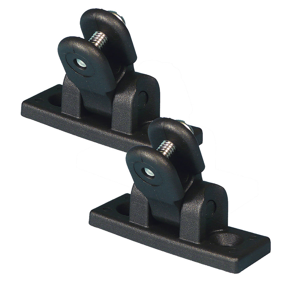 Carver Deck Hinge Nylon Pair - Black 7782B — Quality Boat Parts