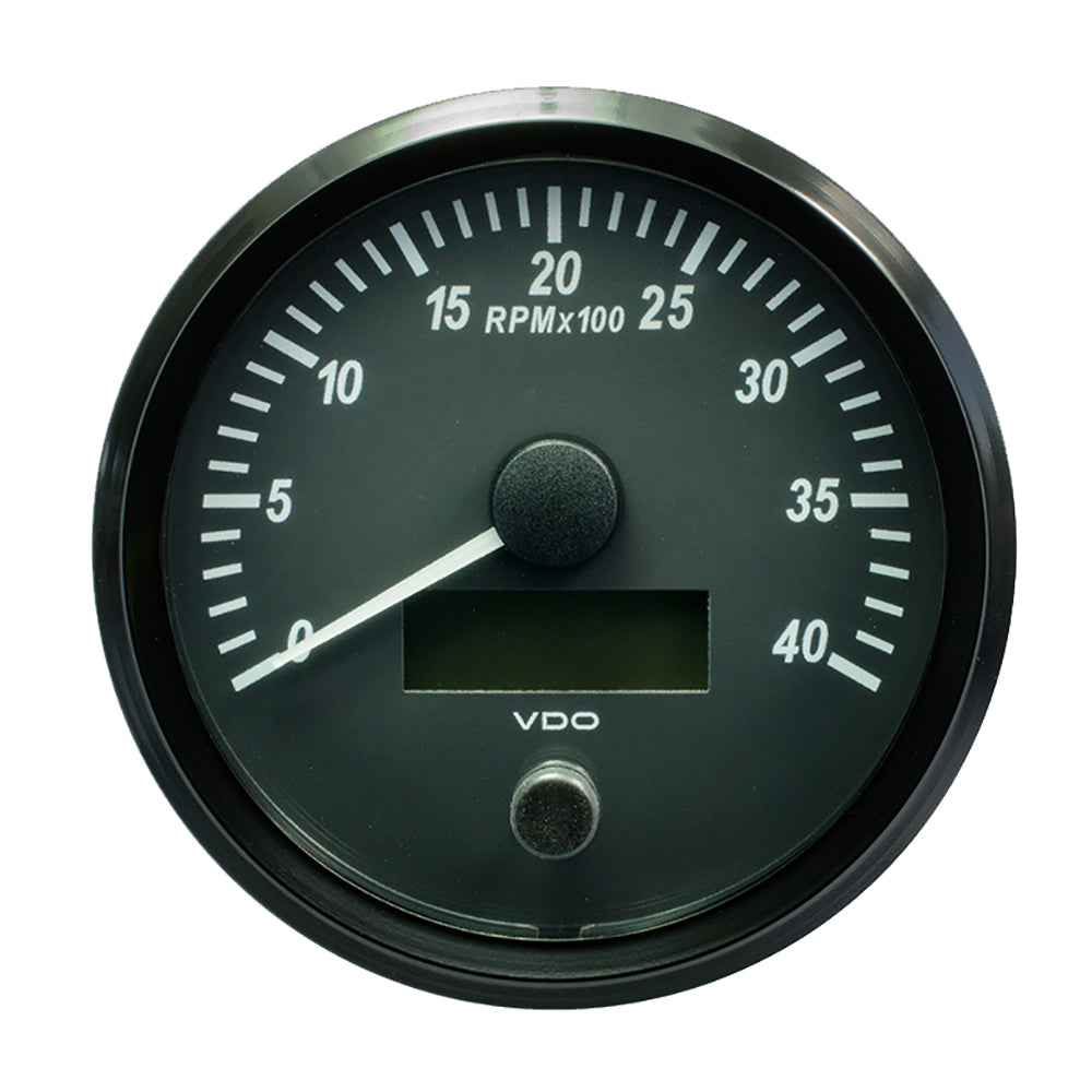 VDO SingleViu 100mm (4") Tachometer - 4000 RPM A2C3832800030 — Quality Boat Parts