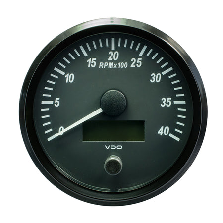 VDO SingleViu 100mm (4") Tachometer - 4000 RPM A2C3832800030 — Quality Boat Parts