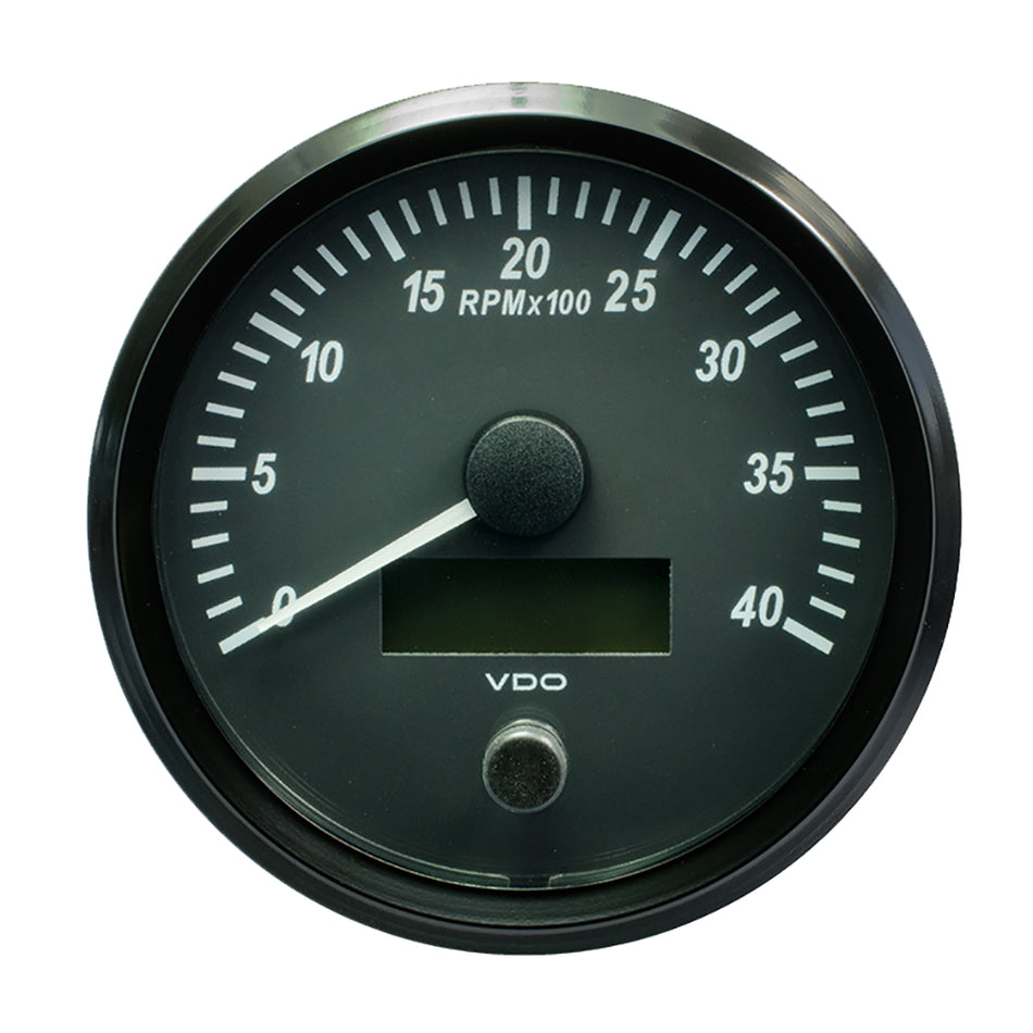 VDO SingleViu 100mm (4") Tachometer - 4000 RPM A2C3832800030 — Quality Boat Parts
