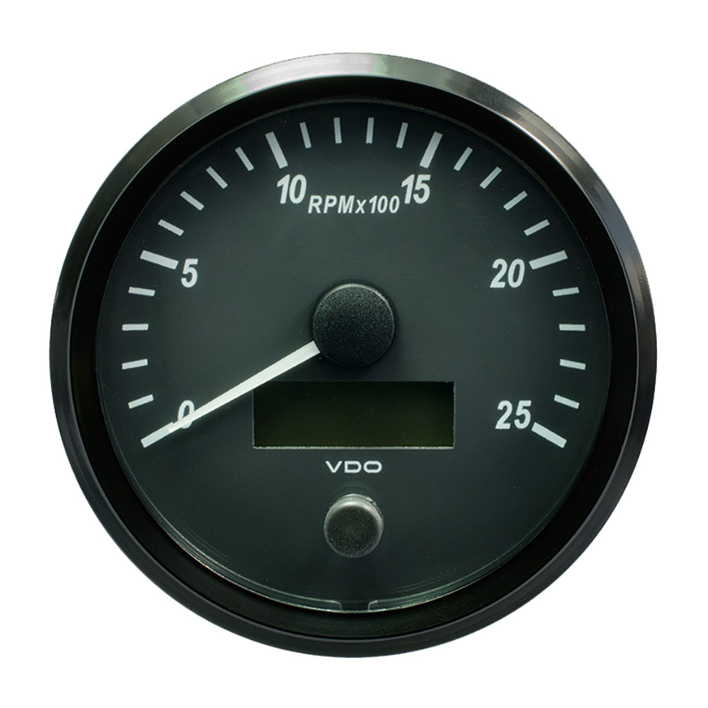 VDO SingleViu 100mm (4") Tachometer - 2500 RPM A2C3832820030 — Quality Boat Parts