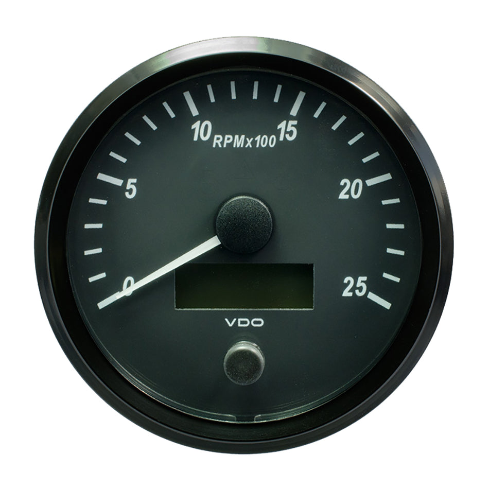 VDO SingleViu 100mm (4") Tachometer - 2500 RPM A2C3832820030 — Quality Boat Parts