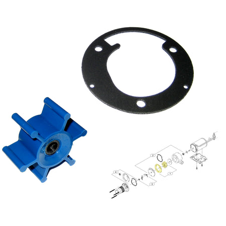 Shurflo by Pentair Macerator Impeller Kit f/3200 Series - Includes Gasket 94-571-00 — Quality Boat Parts