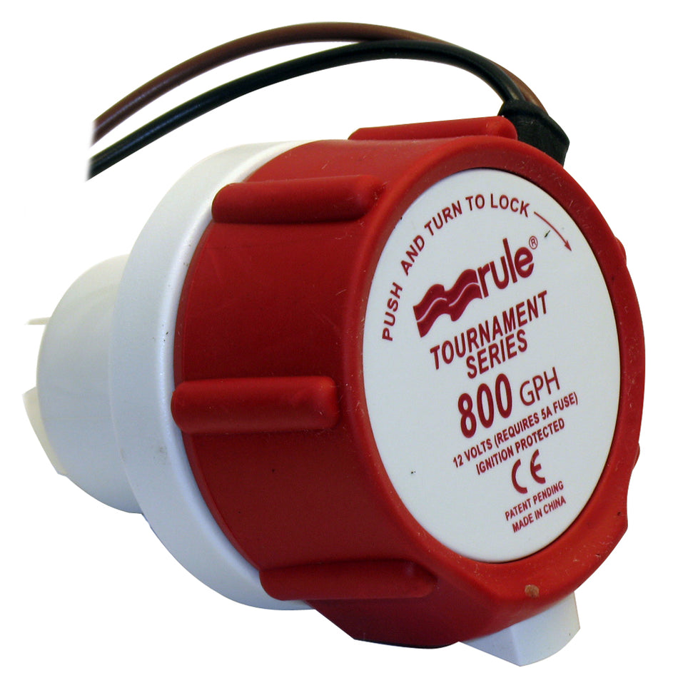 Rule 46DR Replacement Motor Cartridge f/Tournament Series™ - 800GPM/12V 46DR — Quality Boat Parts