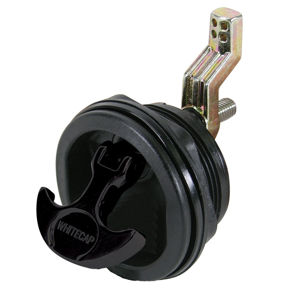 Whitecap T-Handle Latch - Nylon Black/Black - Non-Locking 3230BC — Quality Boat Parts
