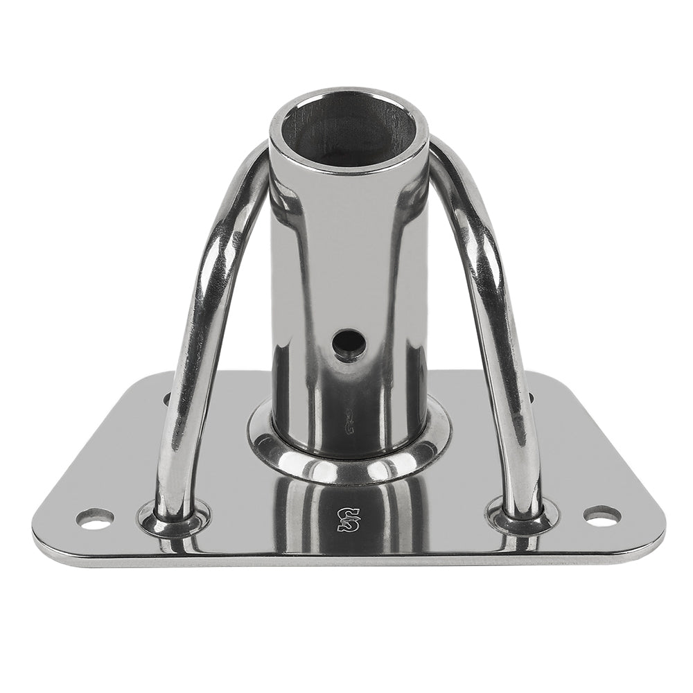 Schaefer Stanchion Base Single - Heavy-Duty 36-01 — Quality Boat Parts